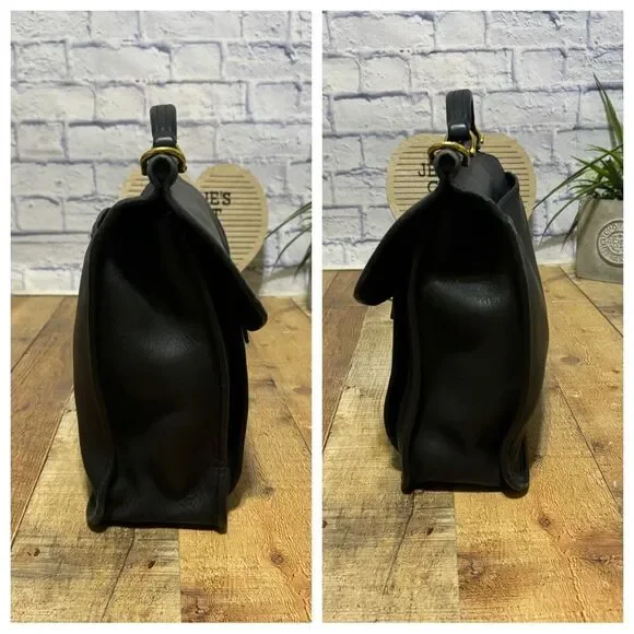 Vintage Coach Beekman 5266 Black Leather Briefcase bag - Picture 7 of 12